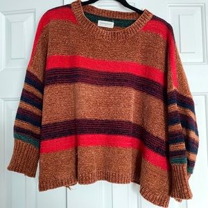 Color Block Stripe Sweater